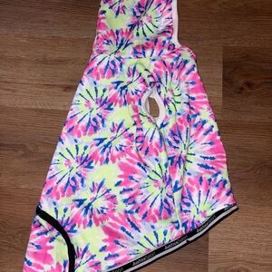 Justice Neon Tie-Dye Cover-Up